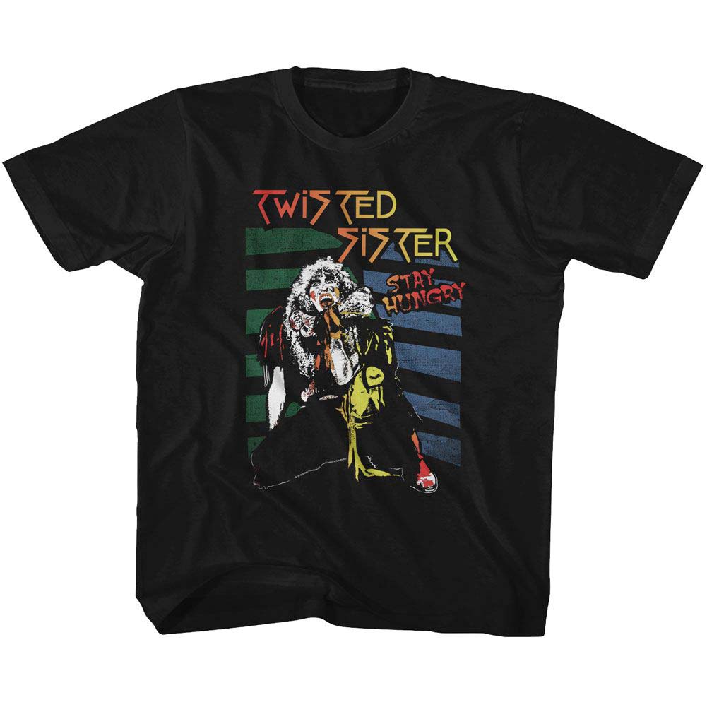 Twisted Sister Stay Hungry Kids Childrens T-shirt Front