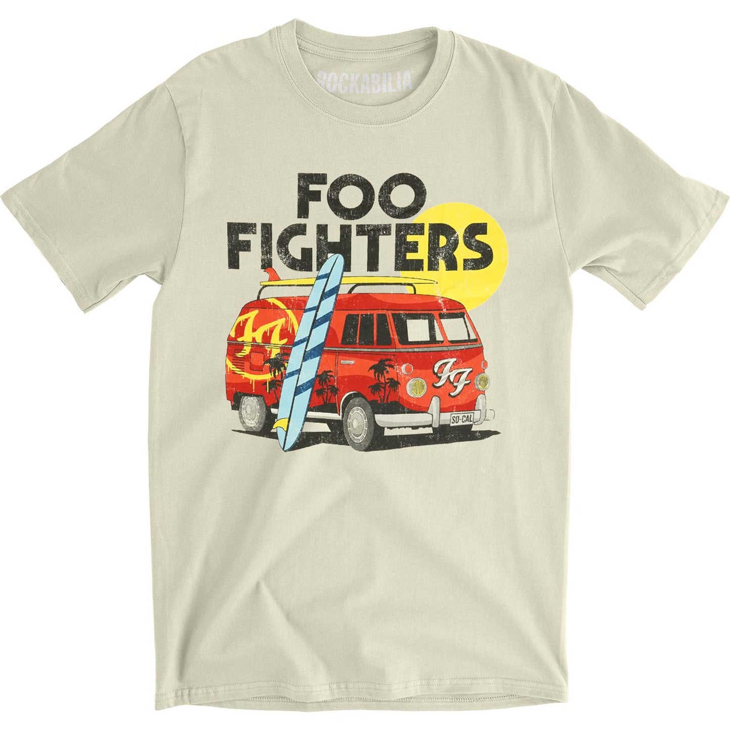 Foo Fighters Camper Van Vintage T-shirt Front