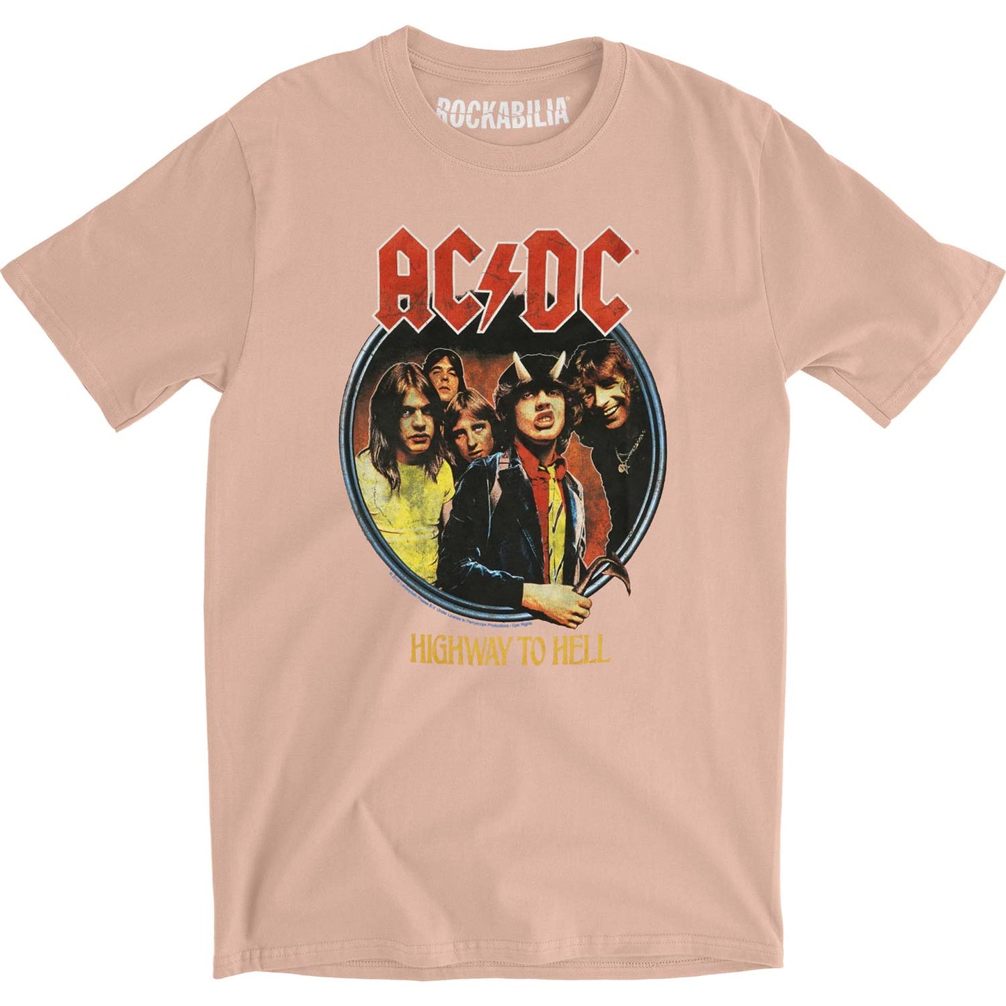 AC/DC Highway To Hell Vintage T-shirt Front