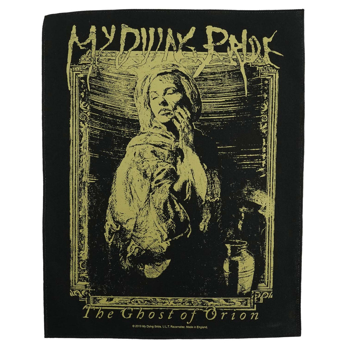 My Dying Bride The Ghost Of Orion Skull Back Patch Front