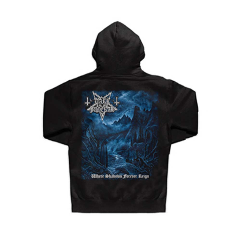 Dark Funeral Where Shadows Reign Zip Hoodie Zippered Hooded Sweatshirt Back
