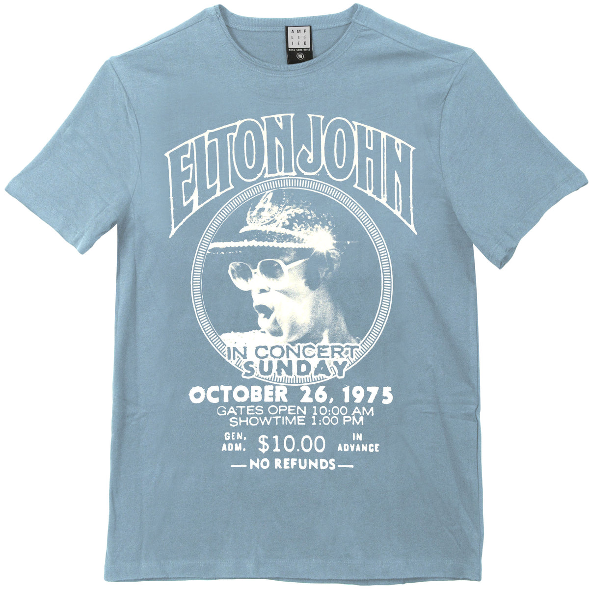 Elton John Live In Concert Vintage T-shirt Front
