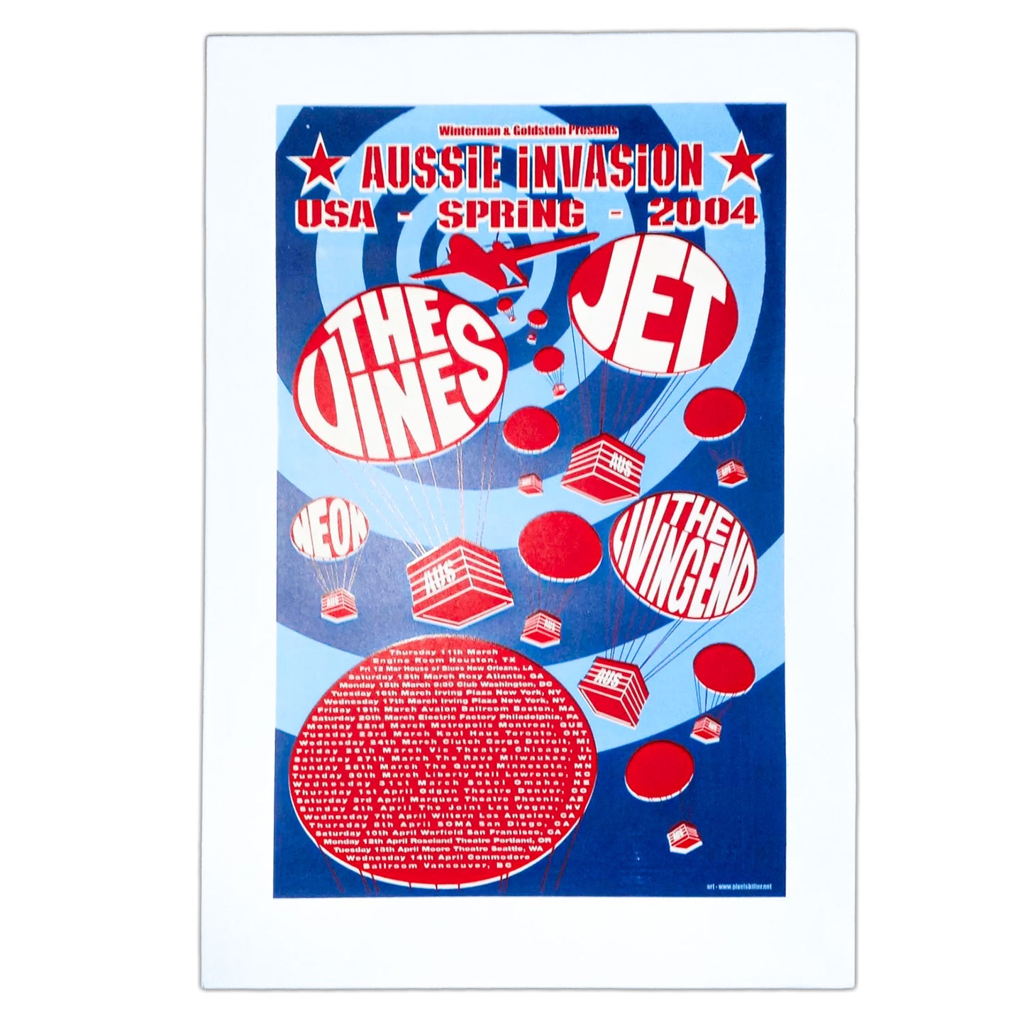 Vines Concert Promo Poster Front