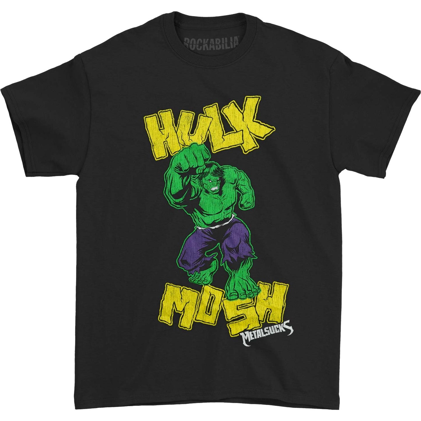 MetalSucks Hulk Mosh T-shirt Front