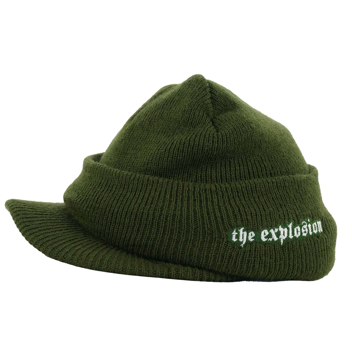 Explosion Visor Beanie Front
