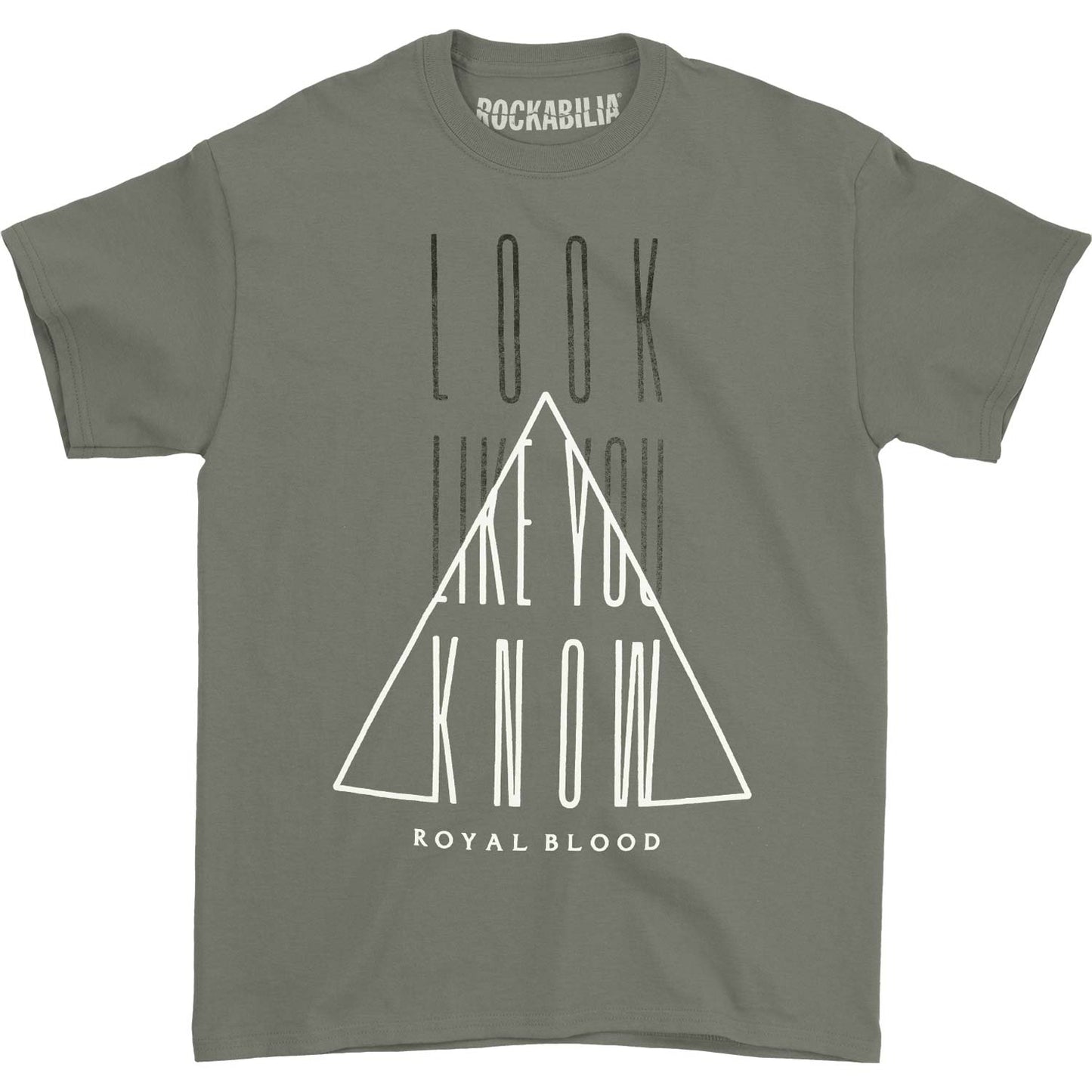 Royal Blood Looks Like I Know You (Grey) T-shirt Front