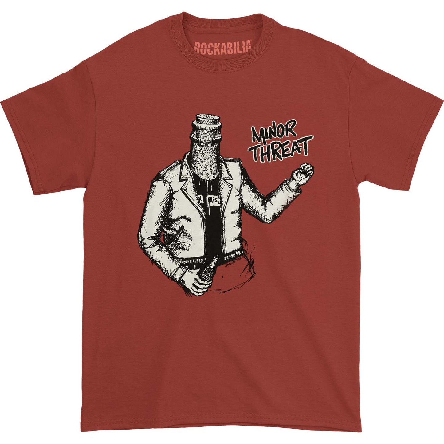 Minor Threat Bottled Violence Tee T-shirt Front