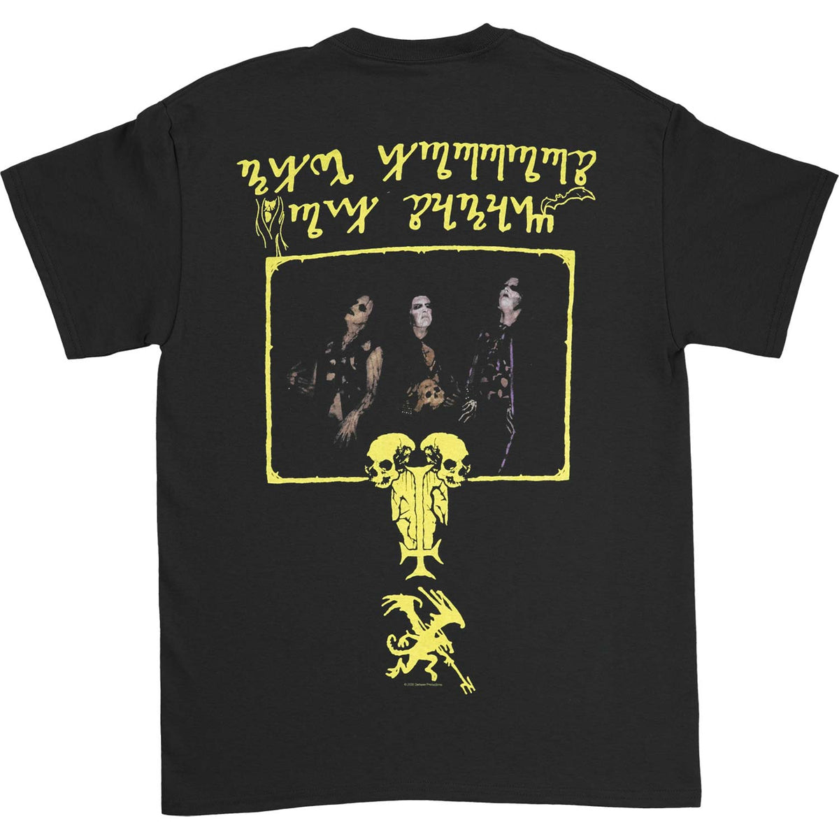 Denial Of God The Horrors Of Satan T-shirt Back