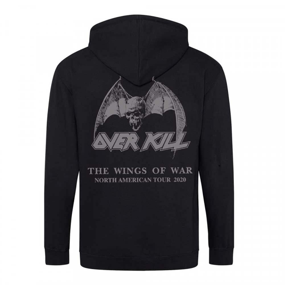 Overkill Wrecking Crew Wings Of War 2020 Zip Hoodie Zippered Hooded Sweatshirt Back