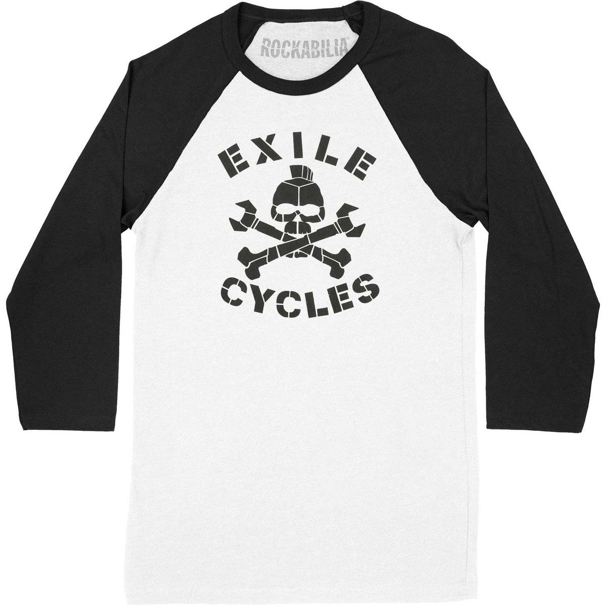 Exile Cycles Baseball Jersey Front
