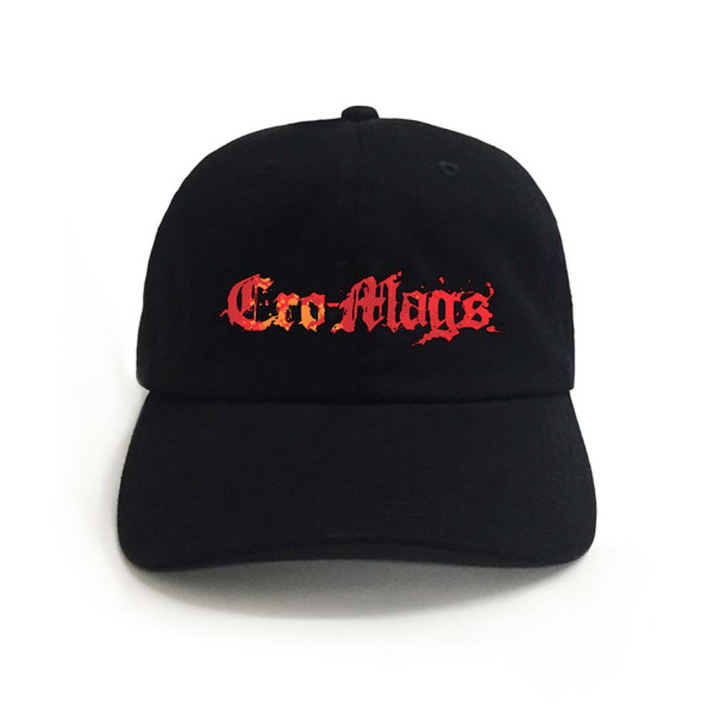 Cro-Mags Fire Logo (Embroidered) Baseball Cap Front