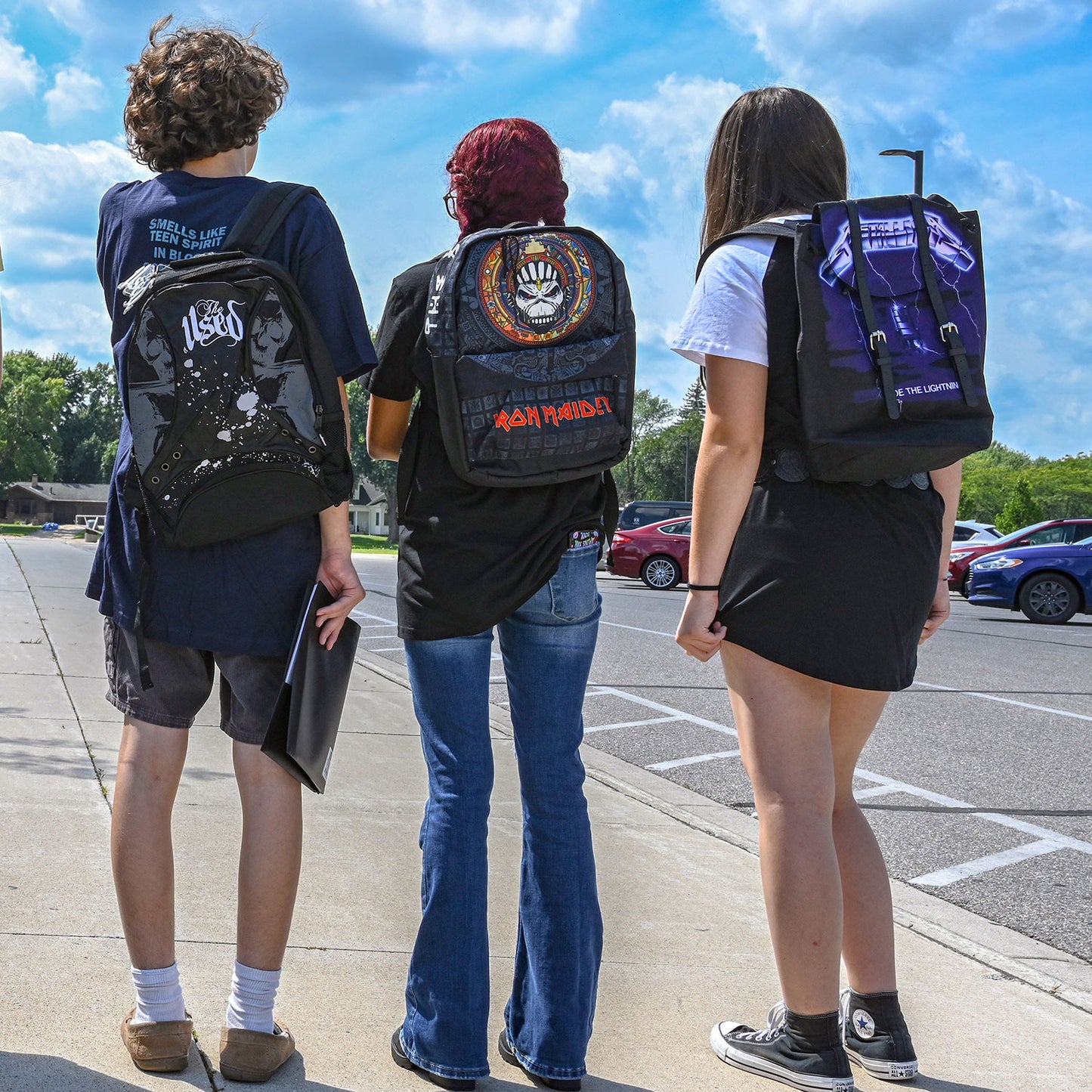 Metallica Ride The Lightning Heritage Bag Backpack Back