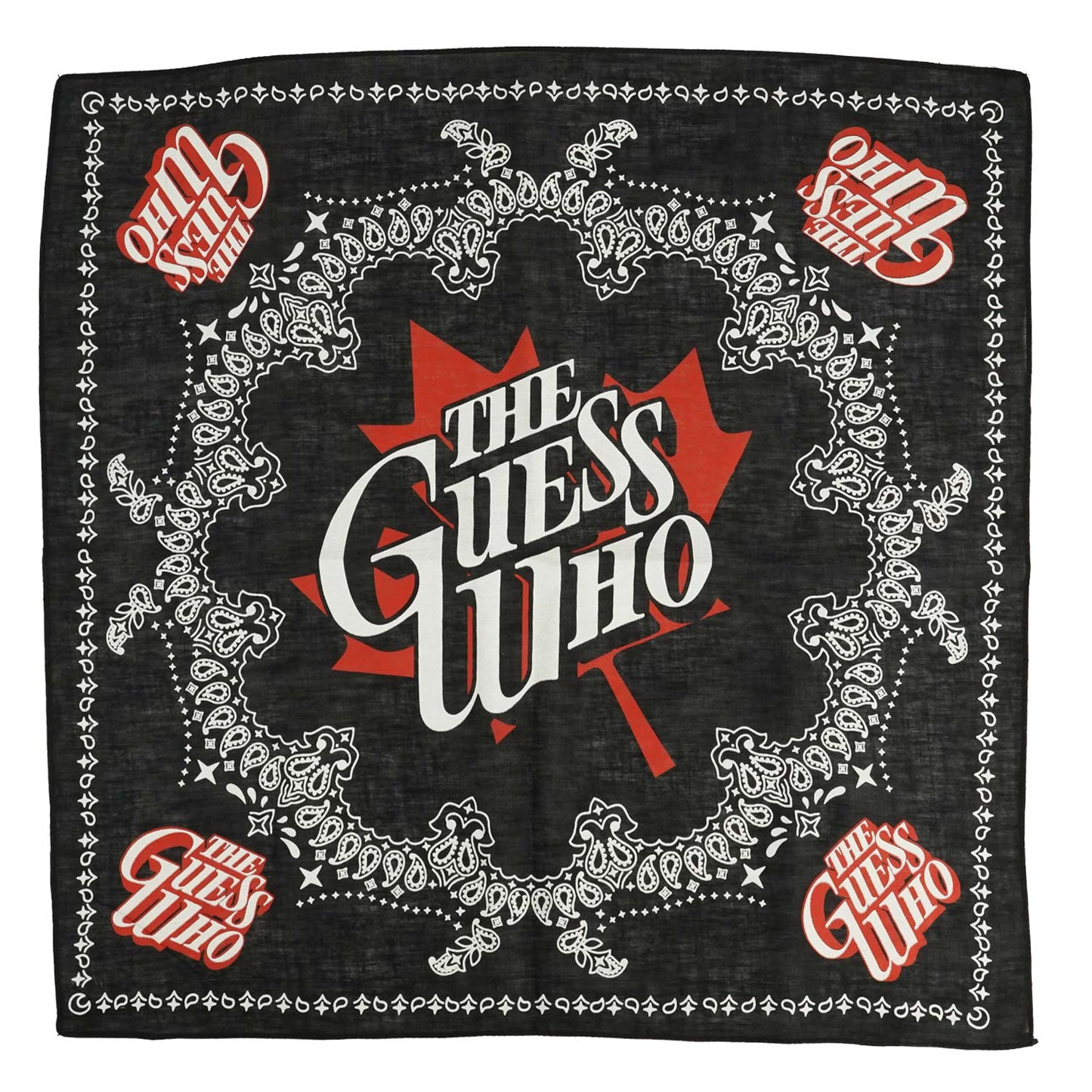 Guess Who Maple Logo Bandana Front