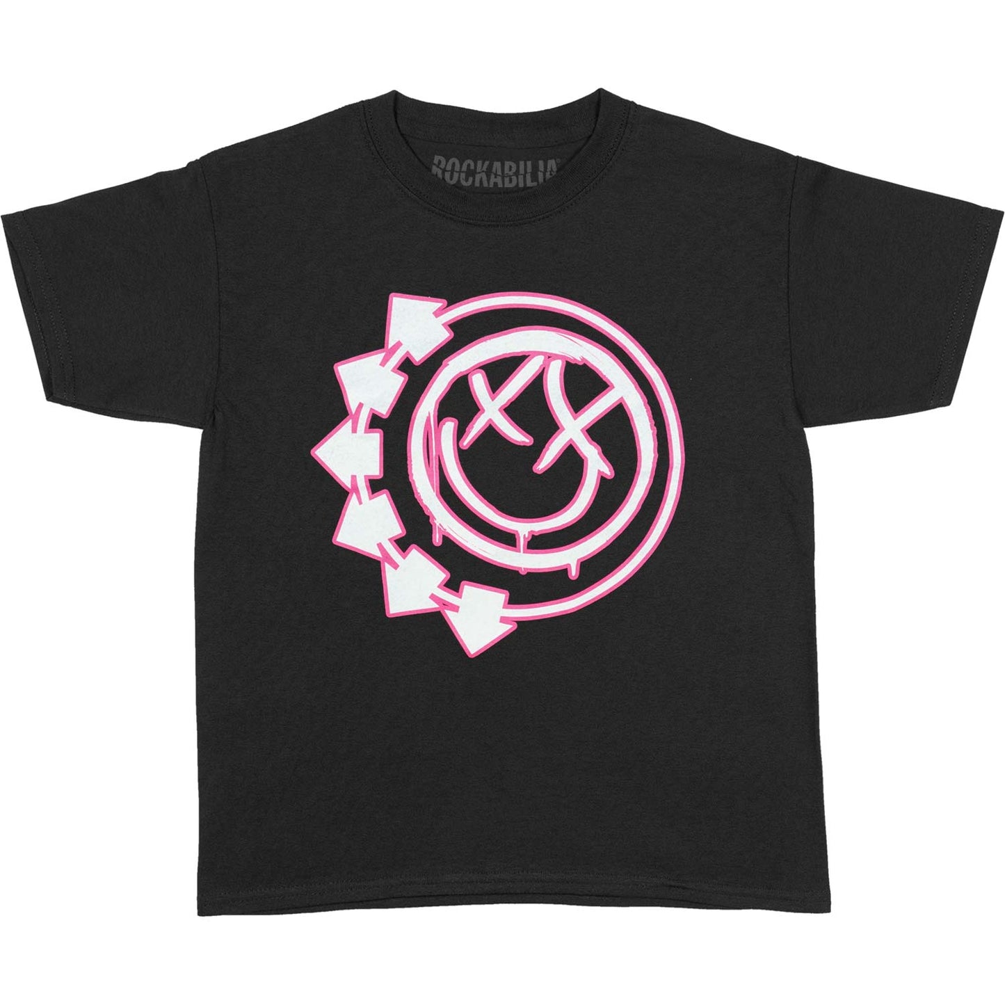 Blink 182 Six Arrow Smiley Kid's Tee Childrens T-shirt Front