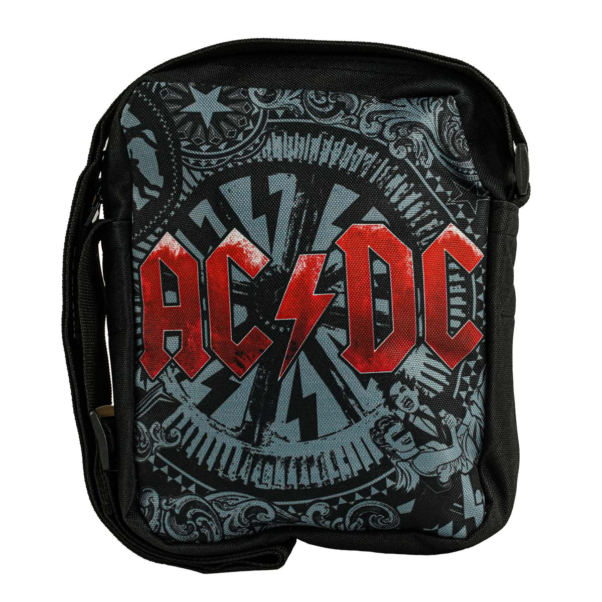 AC/DC Wheels Crossbody Bag Backpack Front