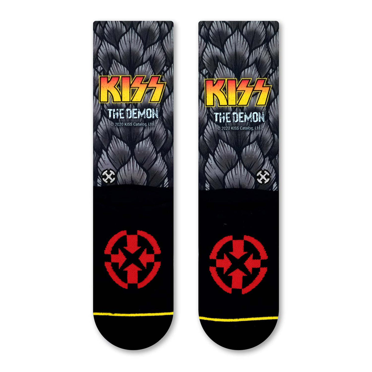 KISS The Demon Boot Socks Back