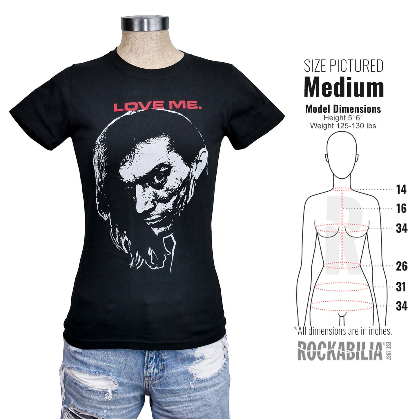 Bryan Gregory Love Me Women's Junior Top Alt 3