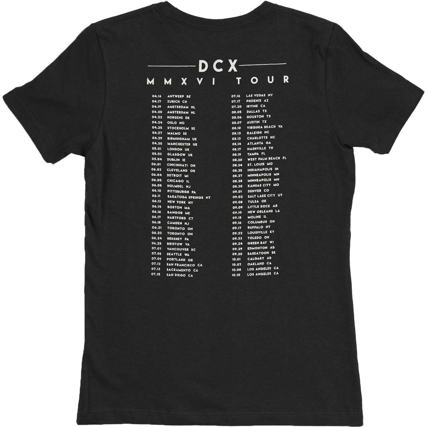 Dixie Chicks Photo Shadows Tour T-shirt Back