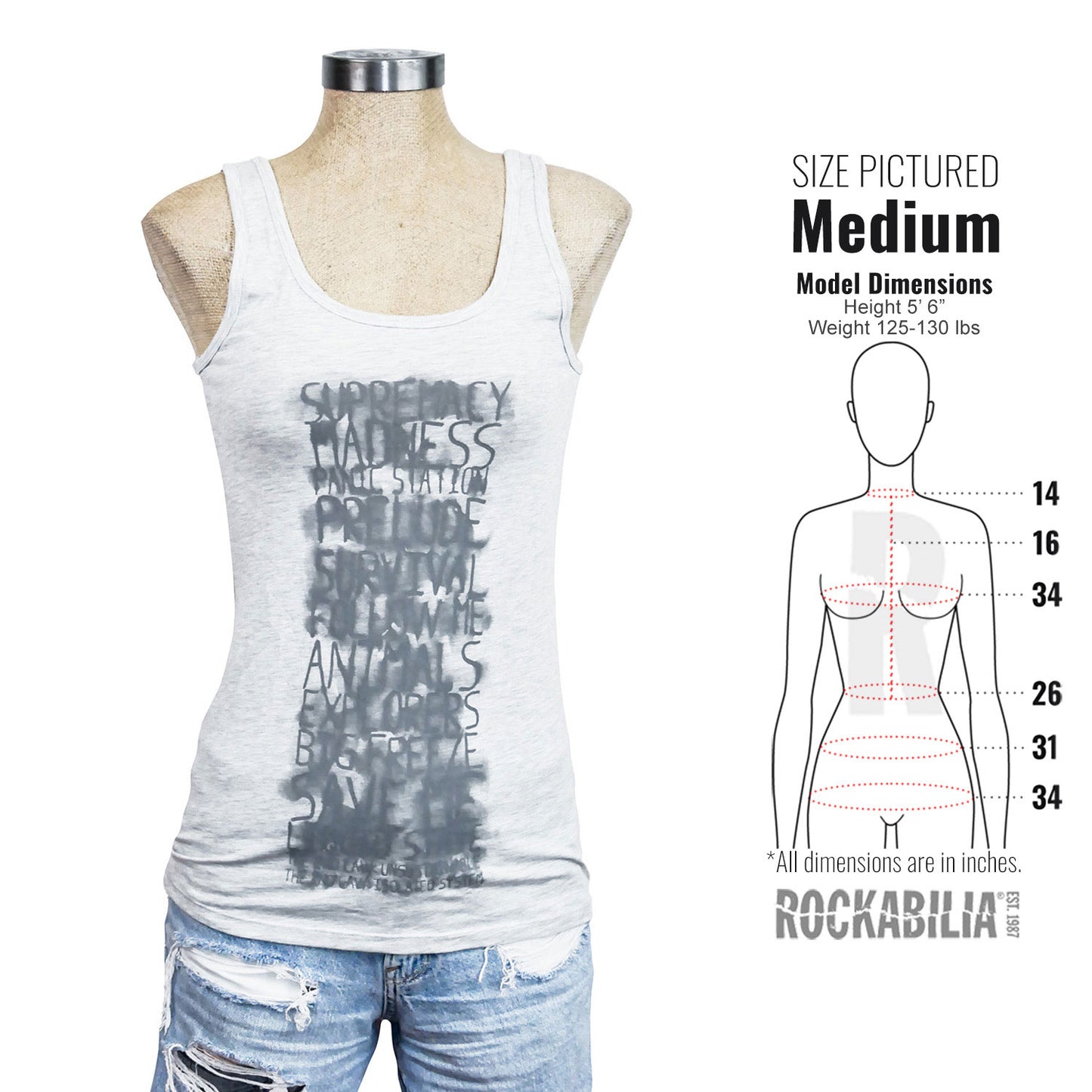 Muse Supremacy Junior Tank Top Junior Top Alt 3