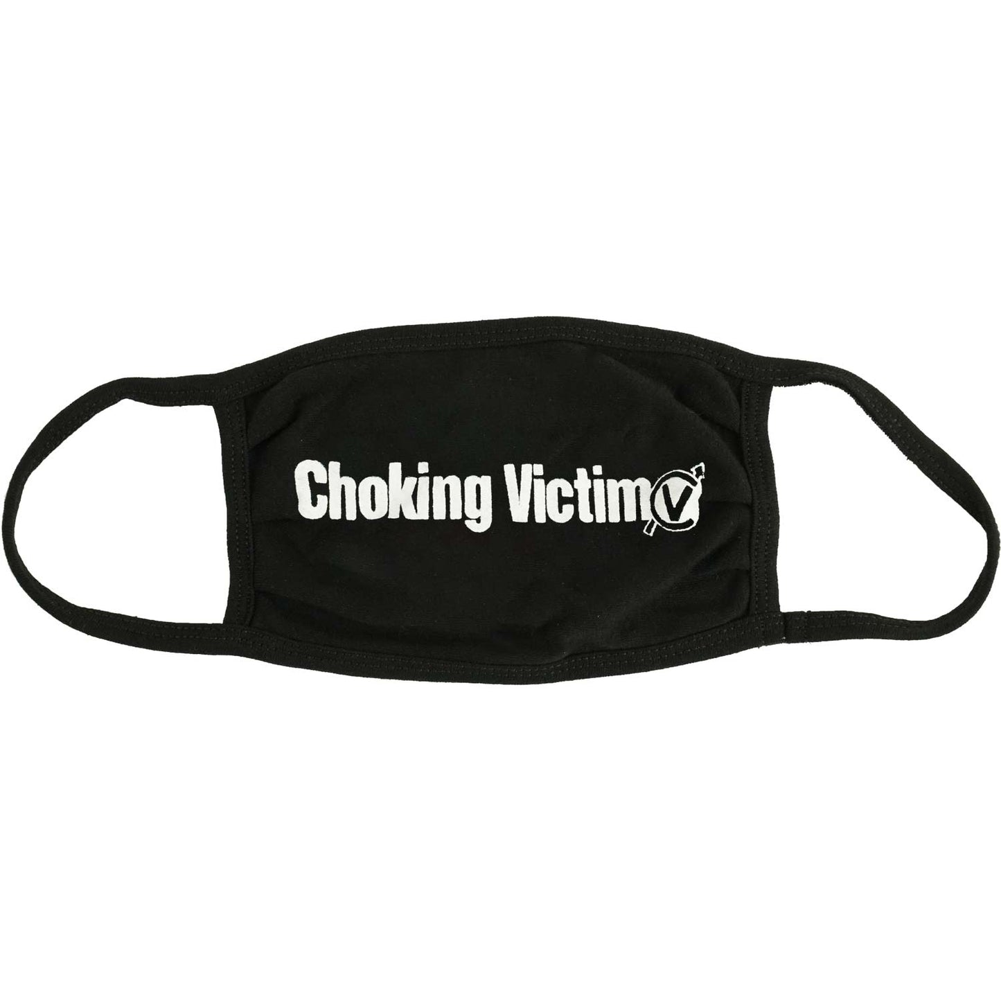 Choking Victim Logo Face Mask Front