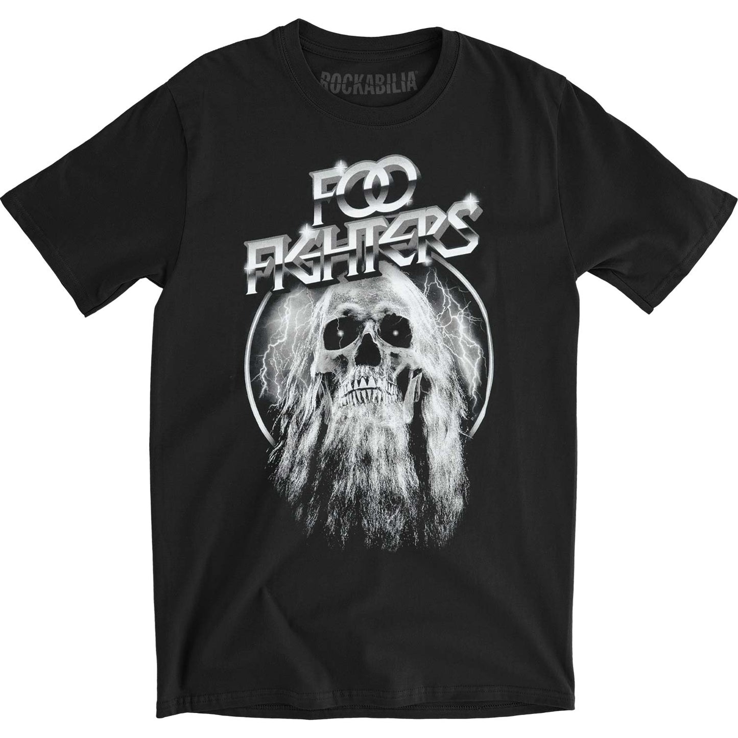 Foo Fighters Bearded Skull Slim Fit T-shirt Front