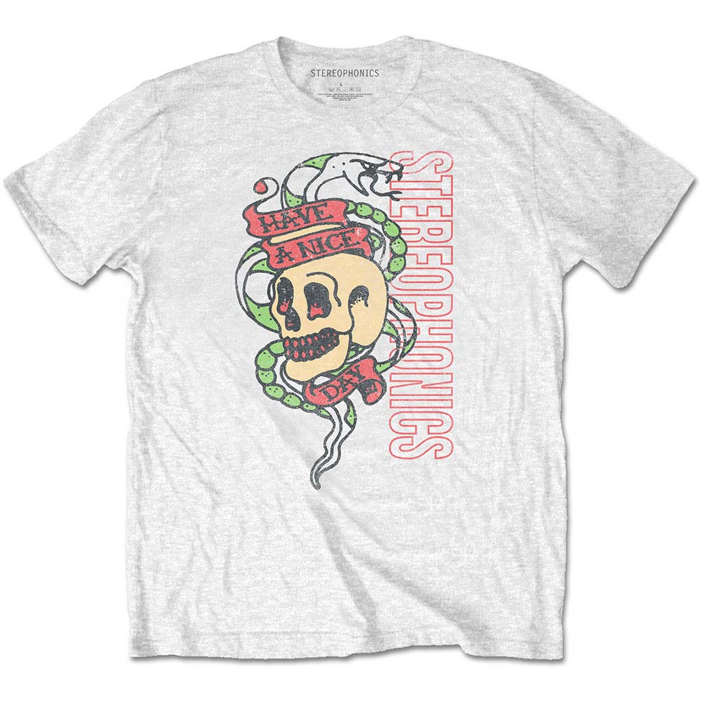 Stereophonics Have A Nice Day Snake Slim Fit T-shirt Front