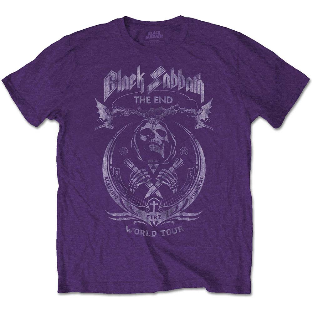 Black Sabbath The End Mushroom Cloud T-shirt Front
