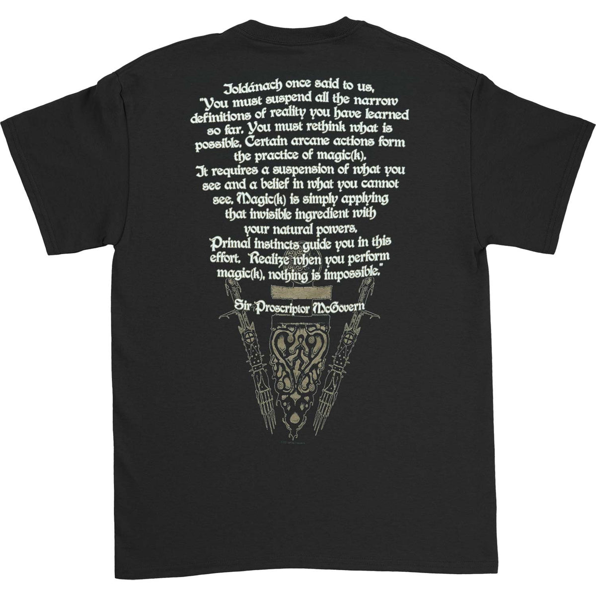 Absu In The Eyes Of Ioldanach T-shirt Back