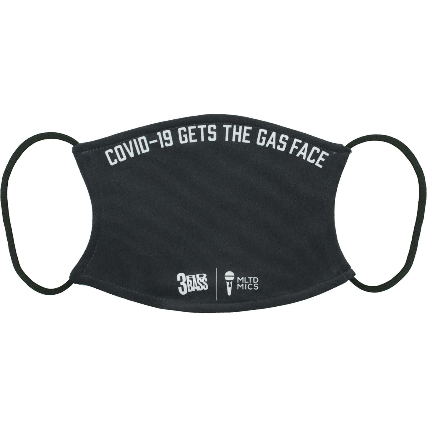 3rd Bass Covid 19 Gets Gas Face Black Face Mask Front