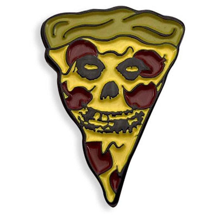 Misfits Pizza Fiend Pin Pewter Pin Badge Front