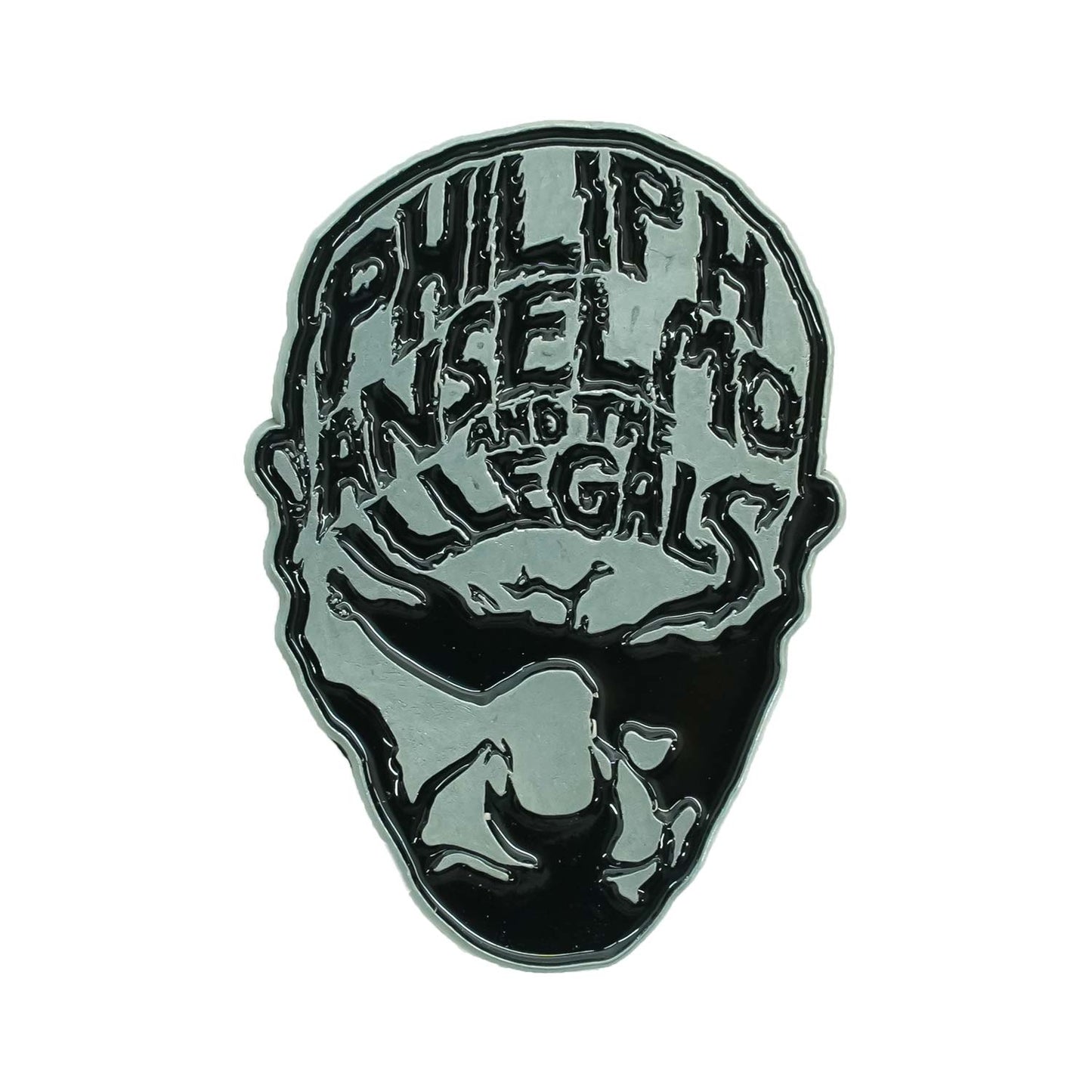 Phil Anselmo And The Illegals Face Pewter Pin Badge