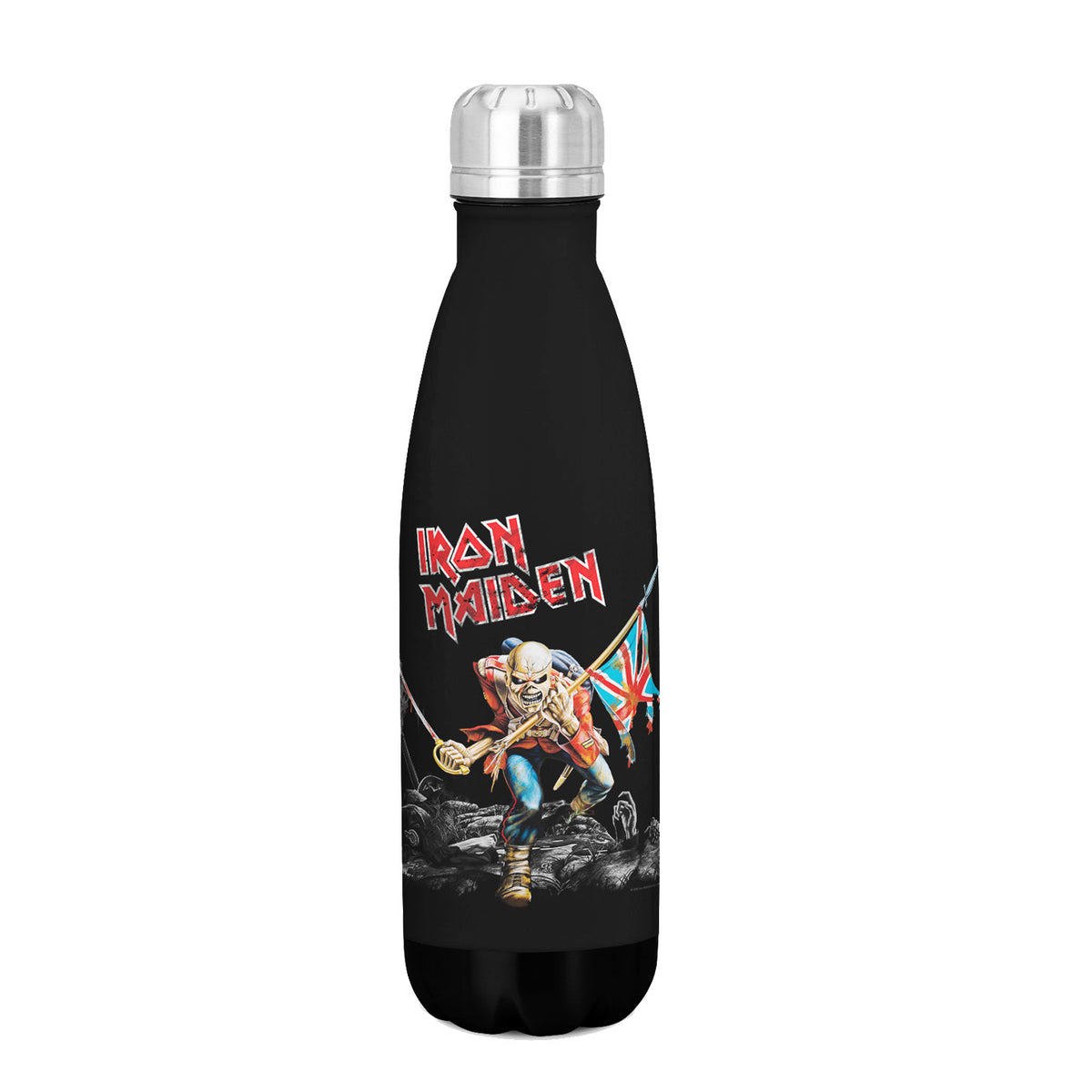 Iron Maiden Trooper Drink Bottle Water Bottle Front