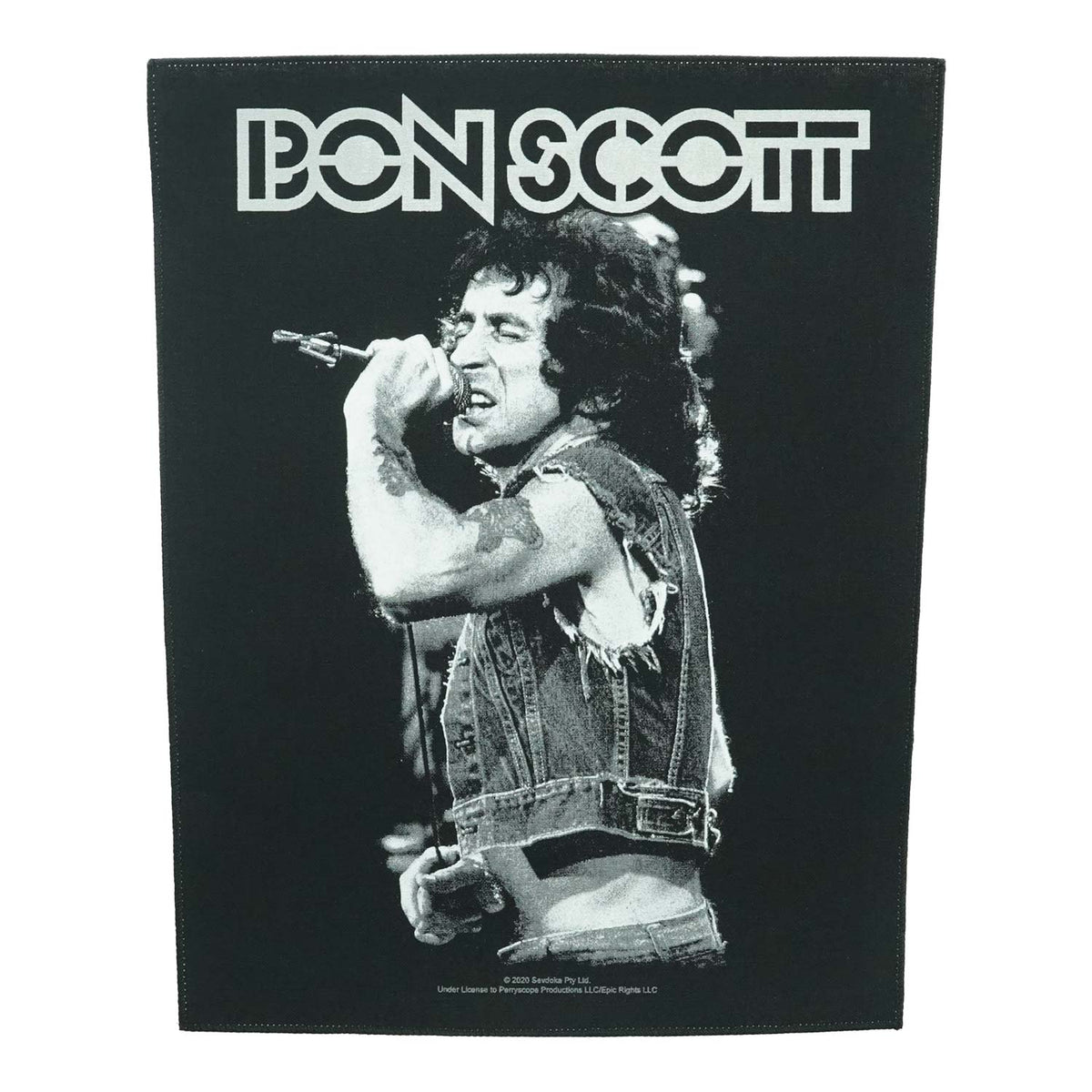 Bon Scott Back Patch Front