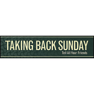Taking Back Sunday Sticker Front