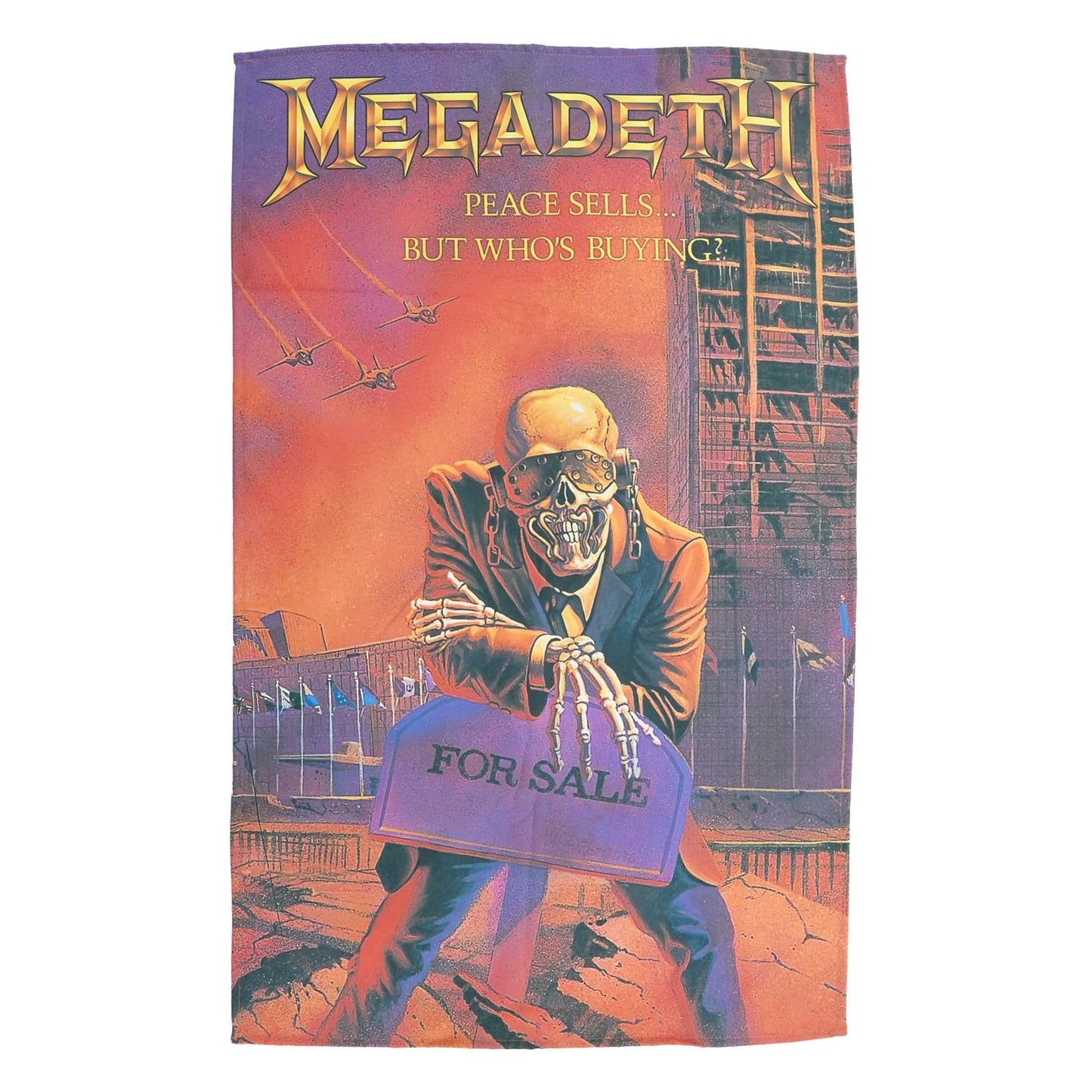 Megadeth Peace Sells Poster Flag Front