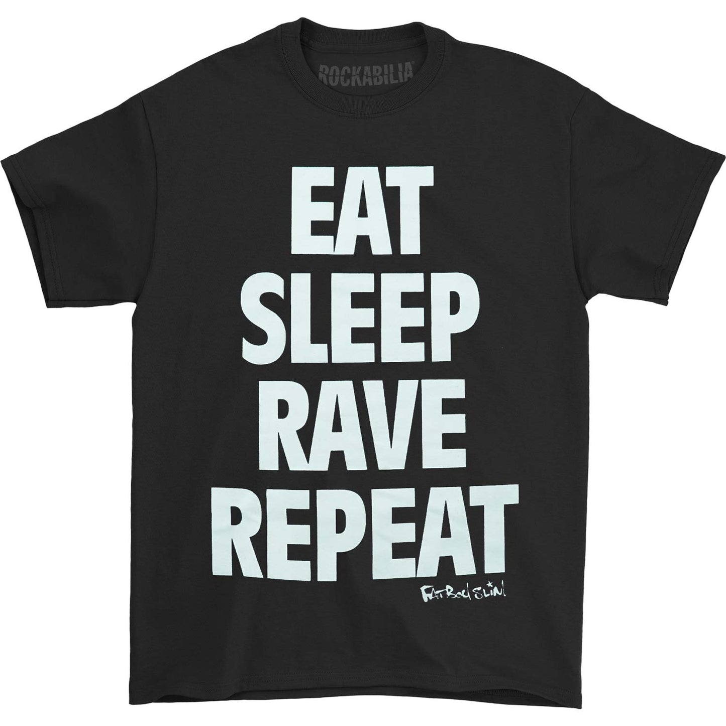 Fatboy Slim Eat Sleep T-shirt Front