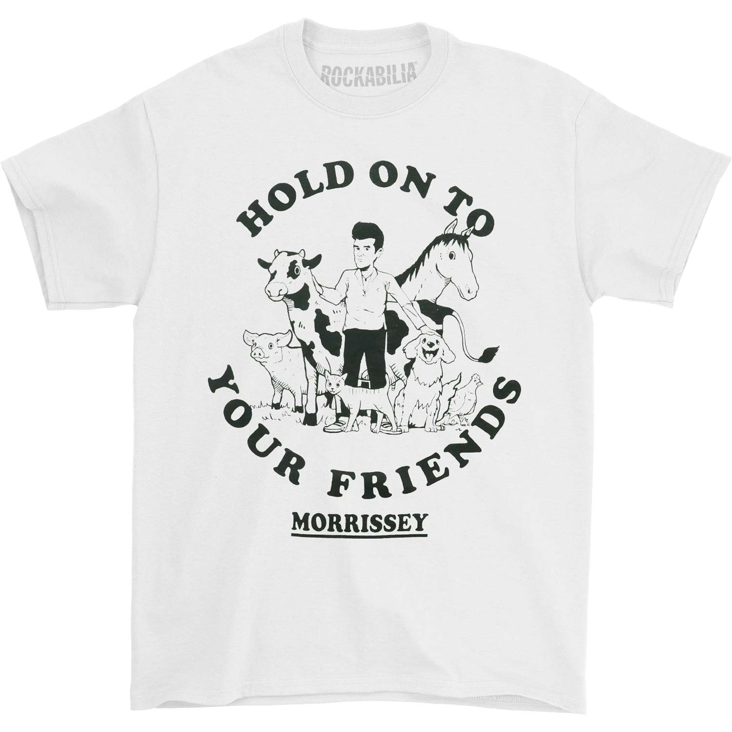 Morrissey Hold On To Your Friends T-shirt Front