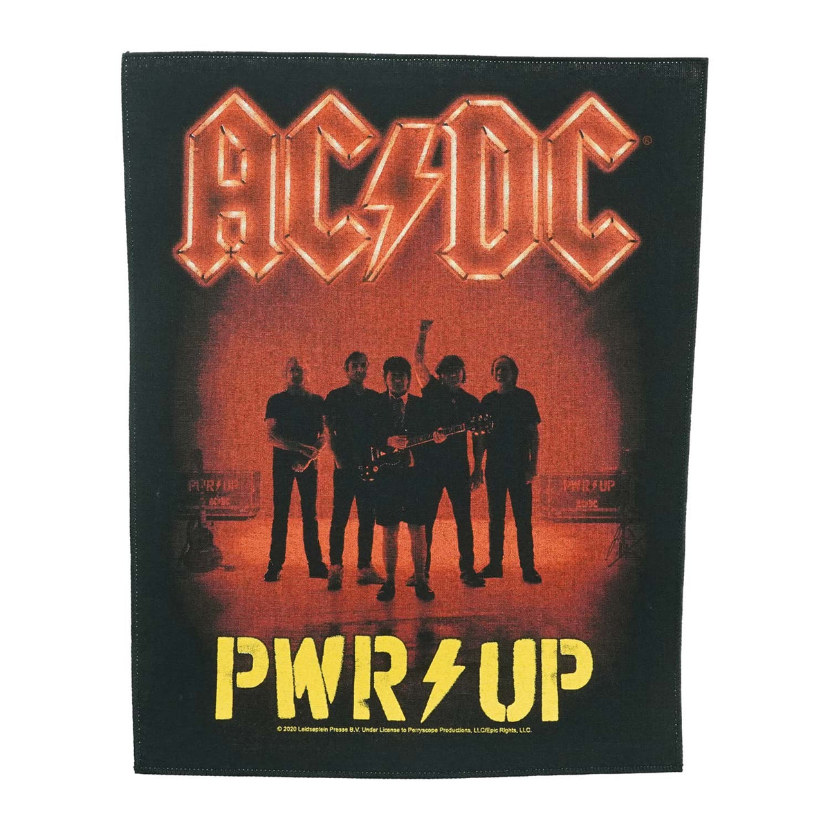 AC/DC PWR UP Band Back Patch Front