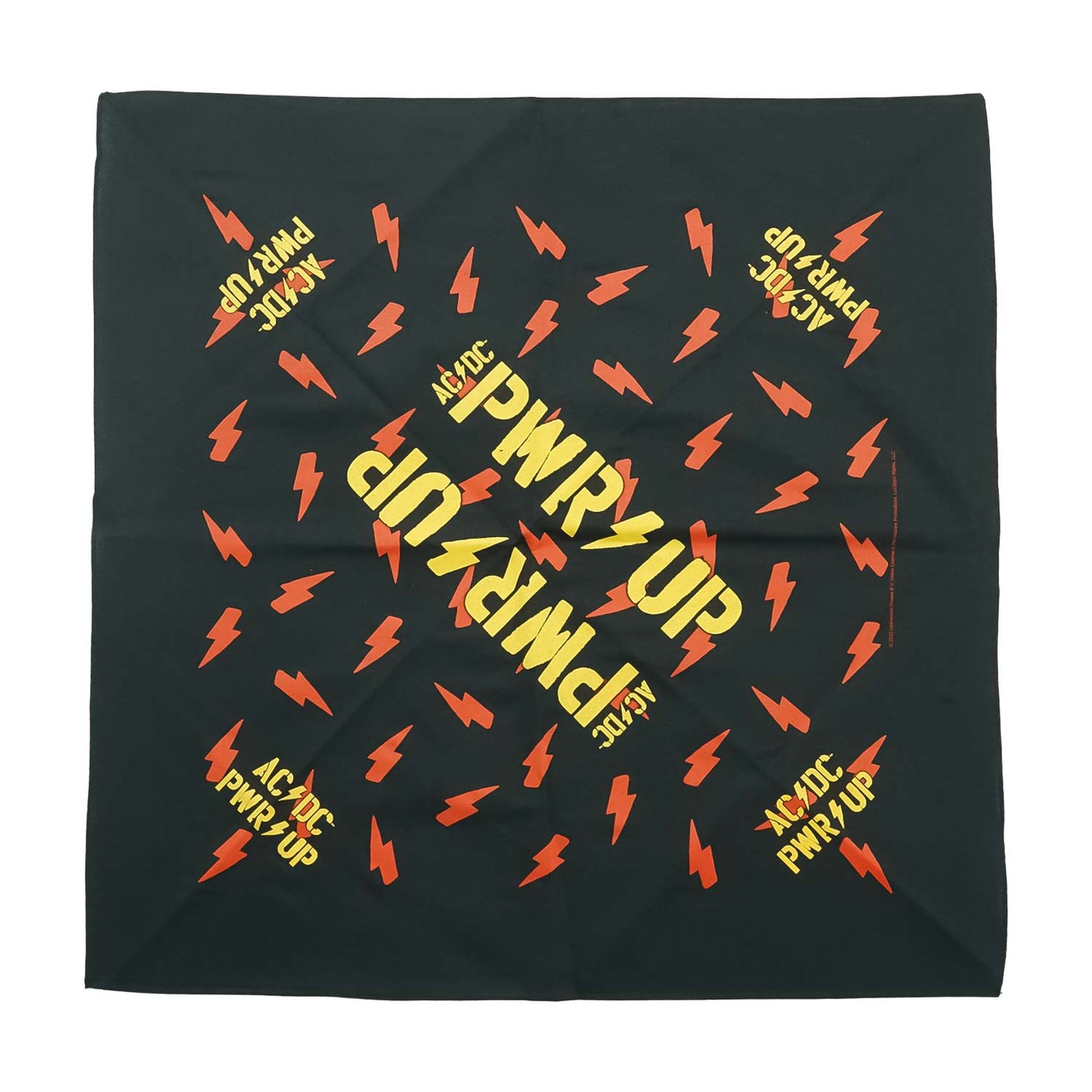 AC/DC PWR UP Bandana Front