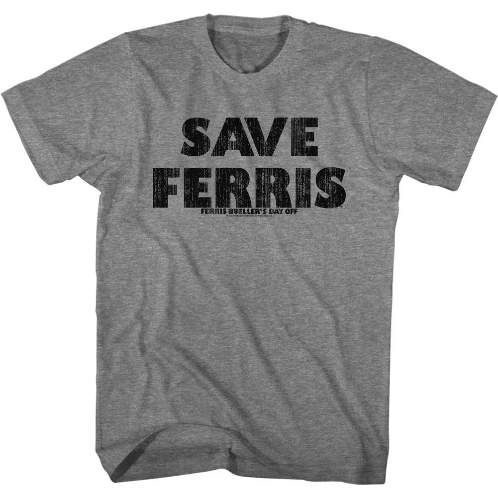 Ferris Beullers Day Off Save Ferris T-shirt Front