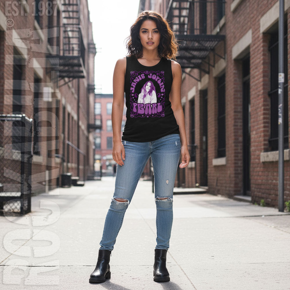 Janis Joplin Pearl Womens Tank Alt 2