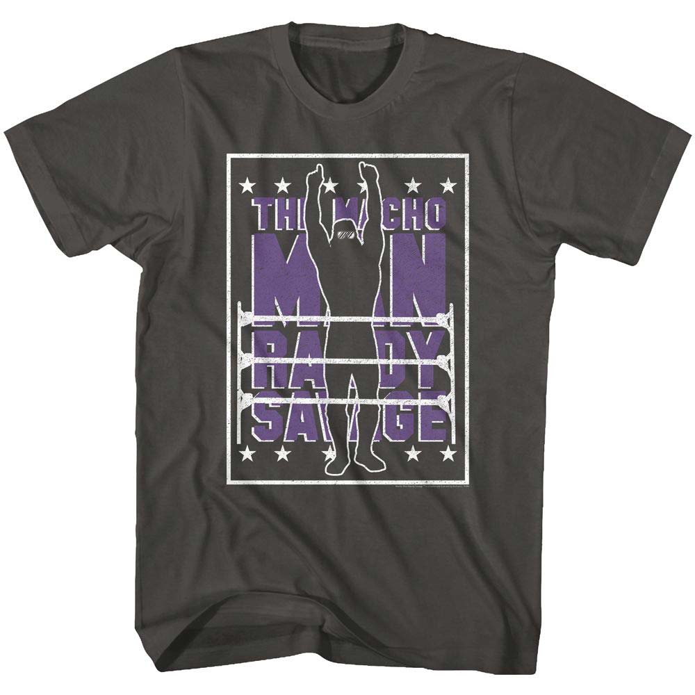 Macho Man Poster T-shirt Front