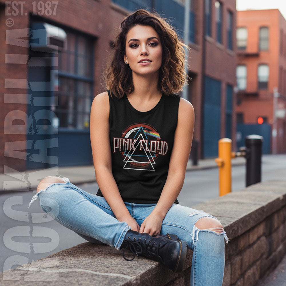 Pink Floyd Triangle Triad Womens Tank Alt 2