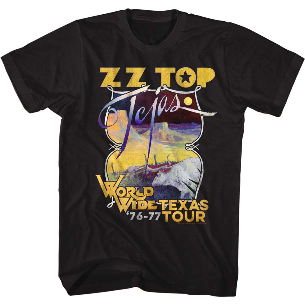 ZZ Top Tejas Tour T-shirt Front