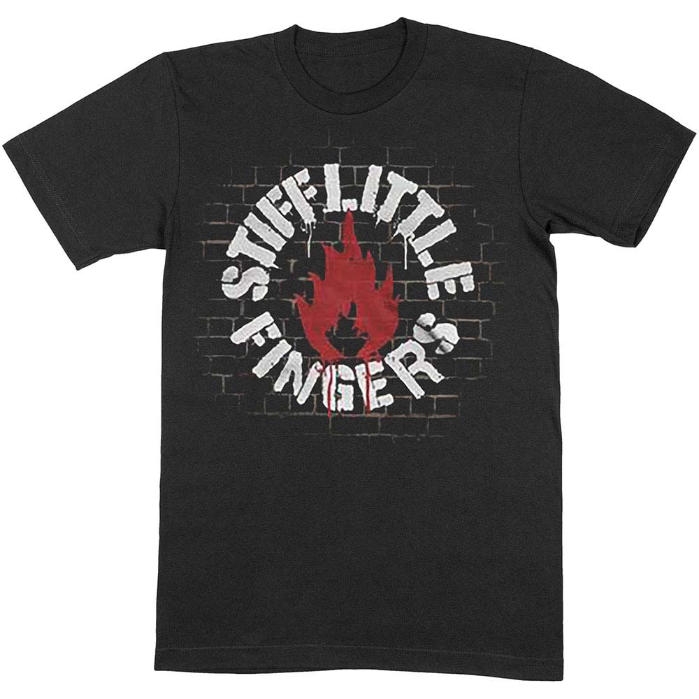 Stiff Little Fingers Wall Slim Fit T-shirt Front