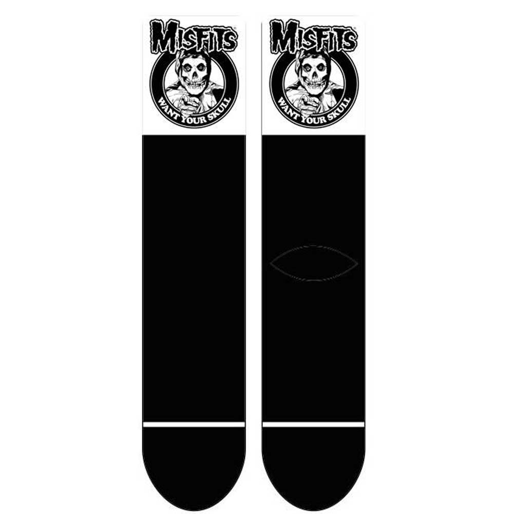 Misfits Want Skulls Socks Front