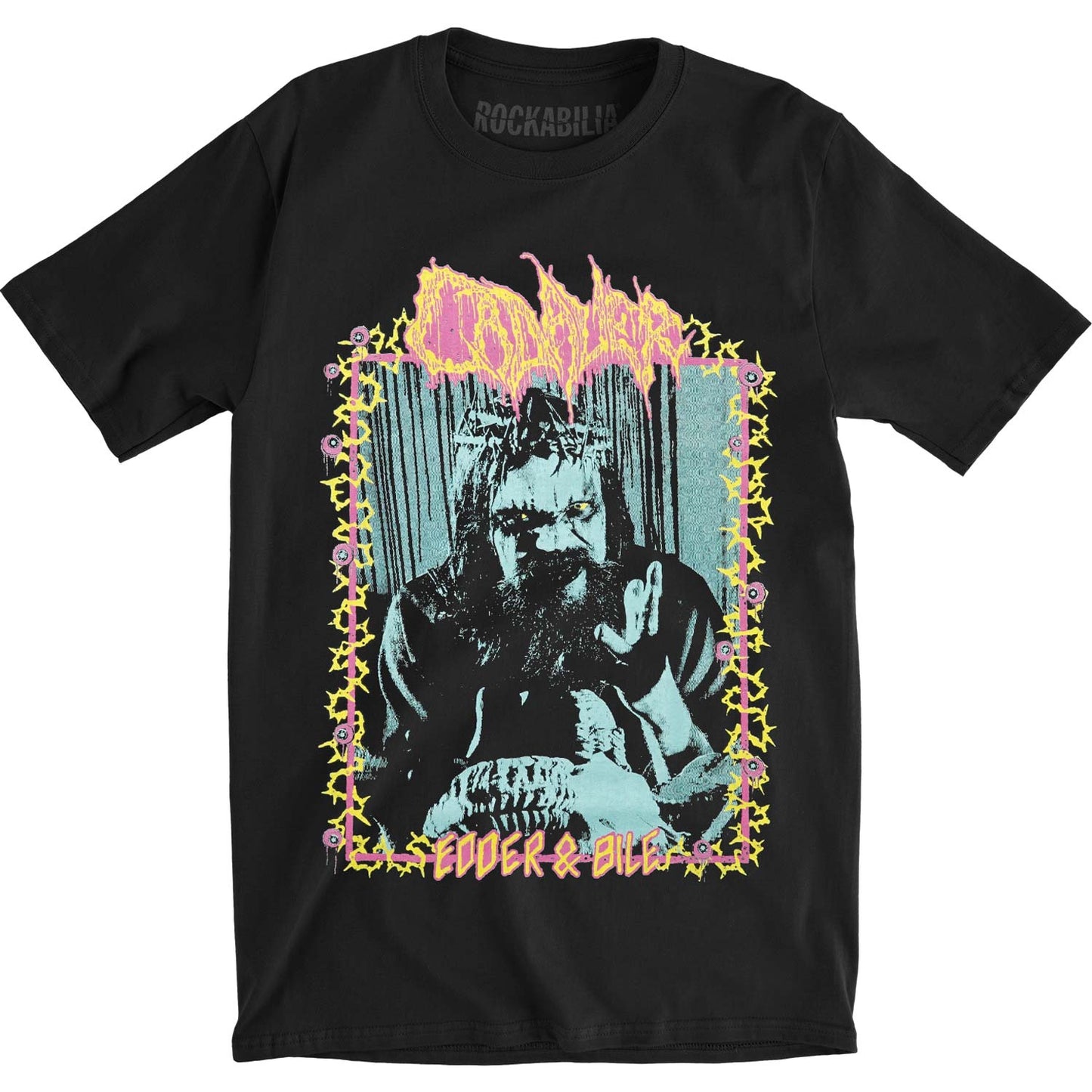 Cadaver Edder & Bile-Anders Pink Slim Fit T-shirt Front