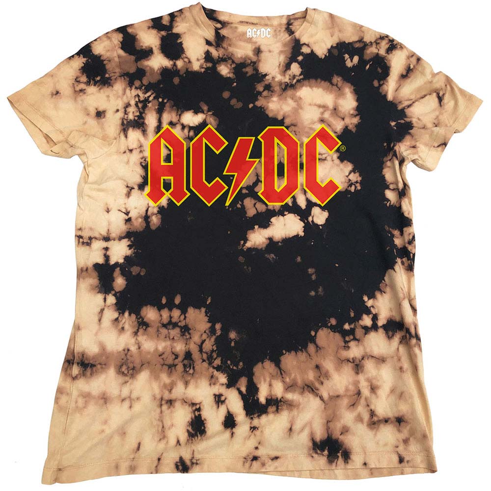 AC/DC Logo (Dip-Dye) Tie Dye T-shirt Front