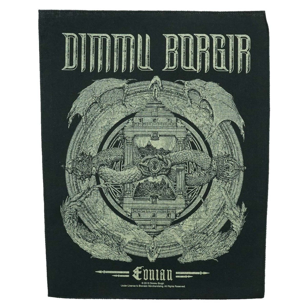 Dimmu Borgir Eonian Back Patch Front