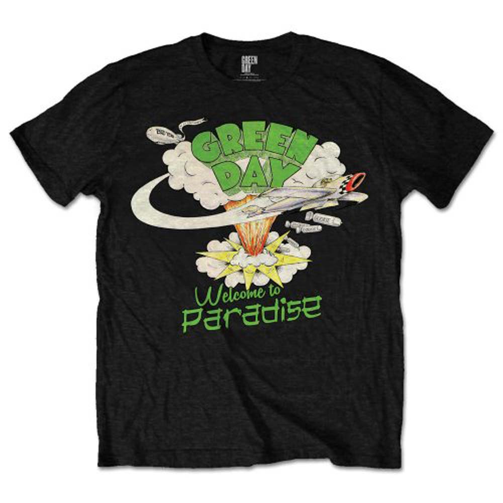 Green Day Welcome to Paradise T-shirt Front